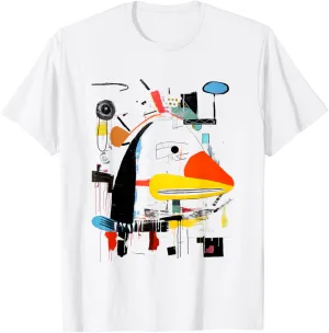 Abstract Modern Art Vibrant Colors Expression T-Shirt