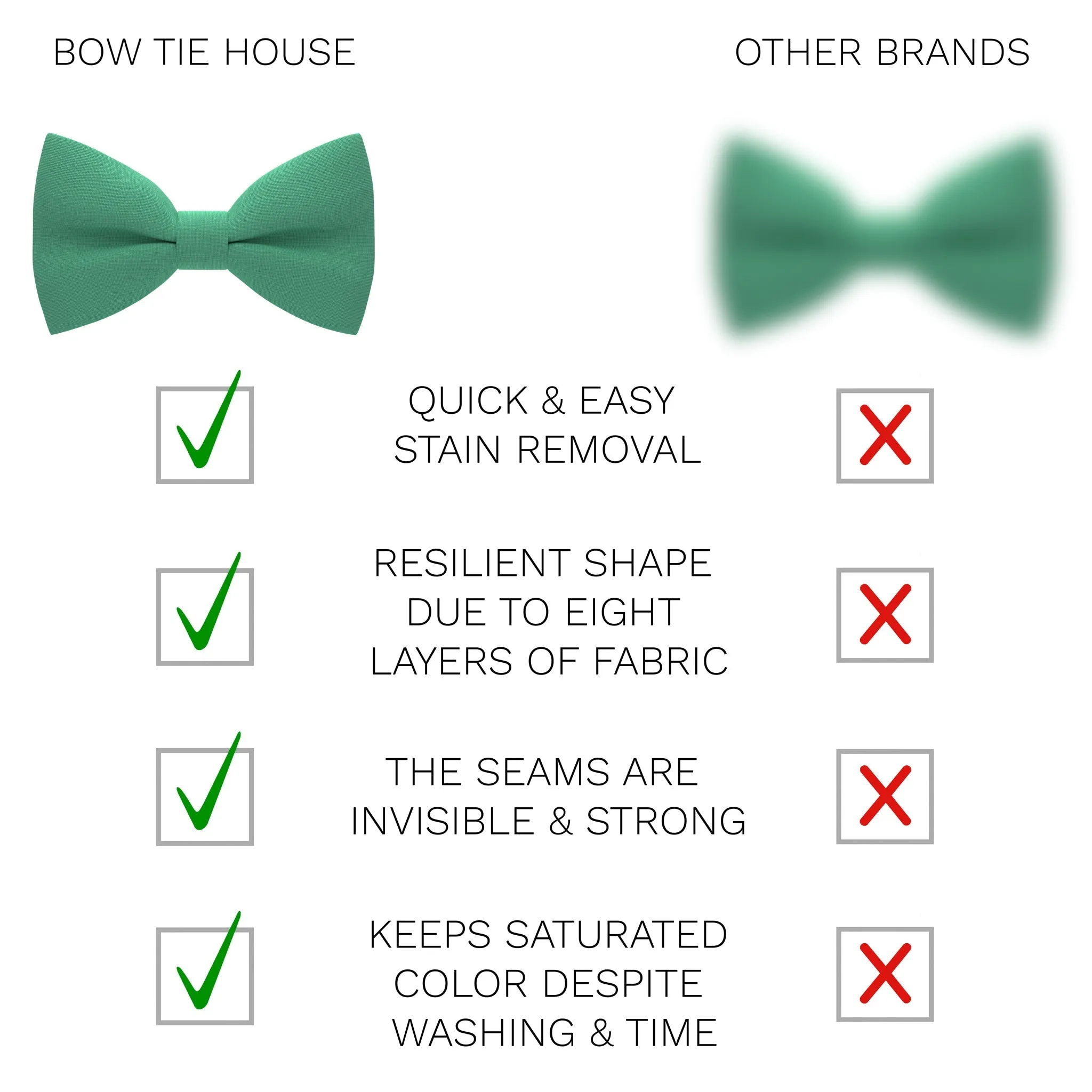 Light Green Bow Tie