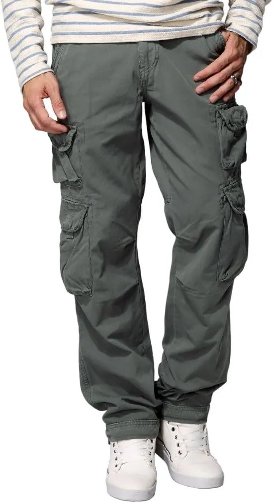 Match Men's Casual Wild Cargo Pants Outdoors Work Wear #6531