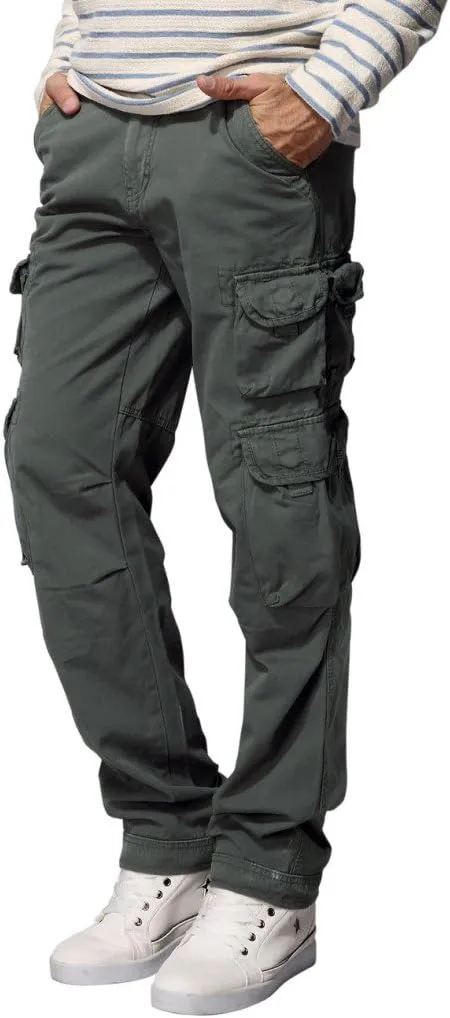 Match Men's Casual Wild Cargo Pants Outdoors Work Wear #6531