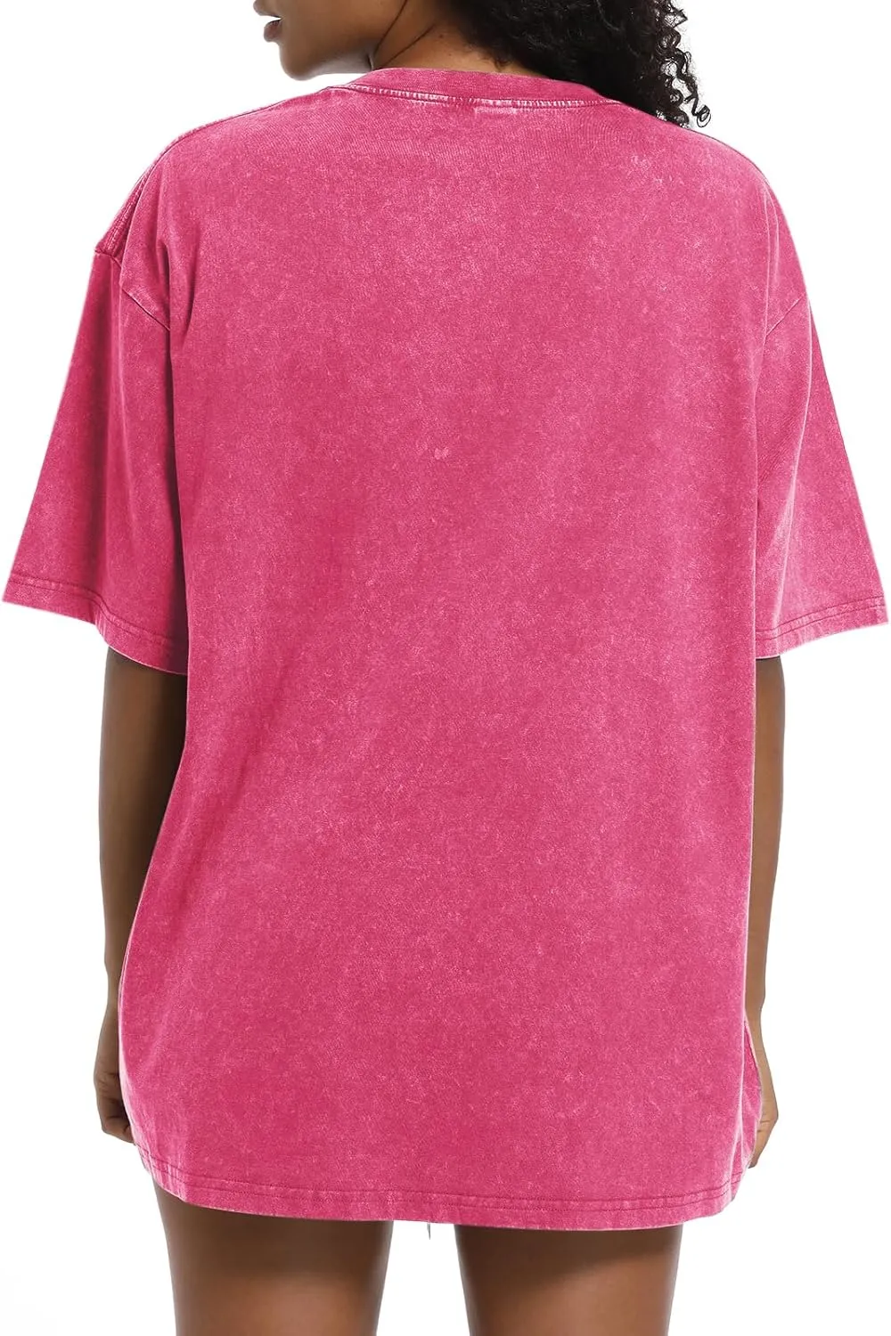 Oversized Graphic Tees for Women Baggy Streetwear Preppy Shirts for Teens Race Car Checkered Flag Drop Shoulder Top