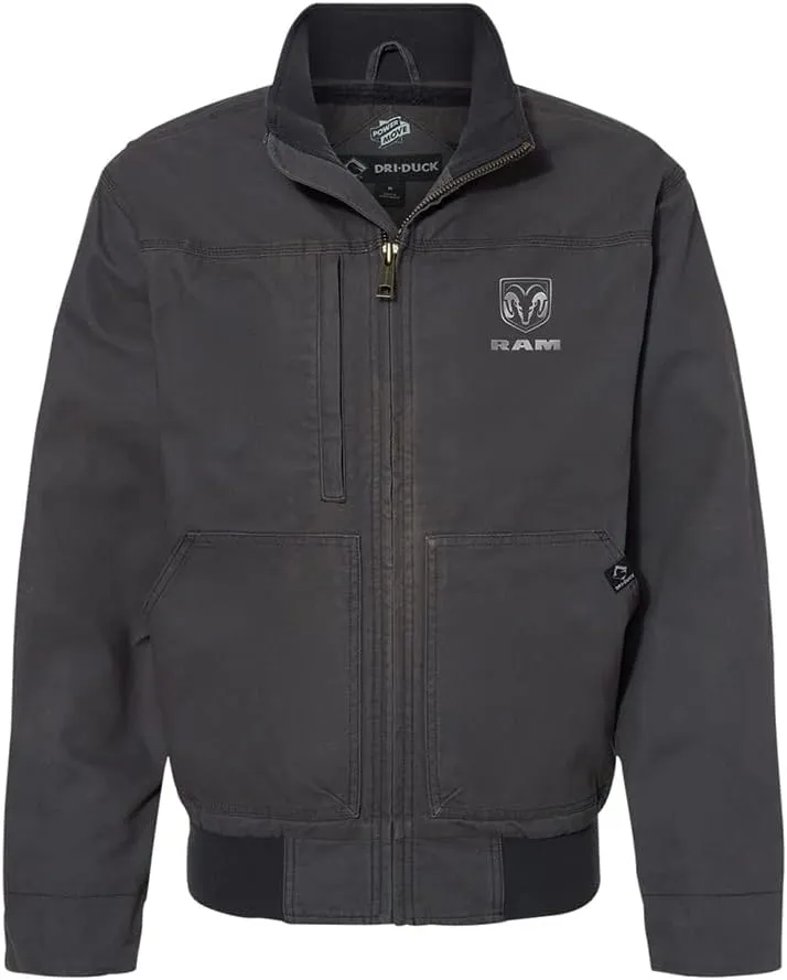 RAM Trucks Dri Duck Force Bomber Jacket - Grey