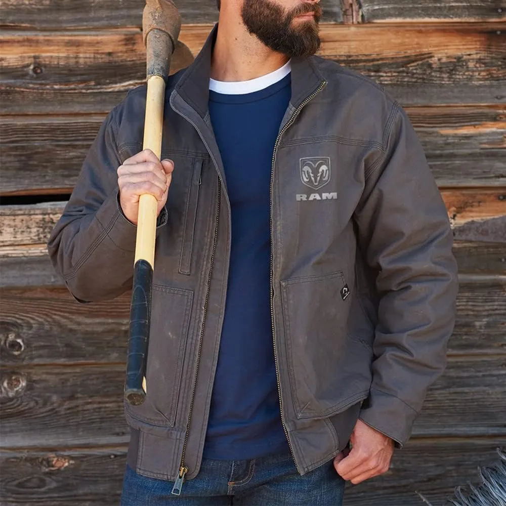 RAM Trucks Dri Duck Force Bomber Jacket - Grey