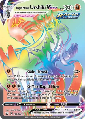 RAPID STRIKE URSHIFU VMAX 169/163