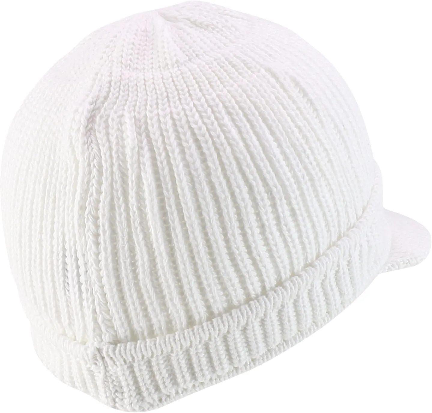 Rasta Cotton Rib Knitted Beanie Visor