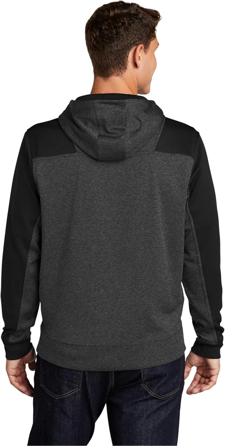 SPORT-TEK Men's Colorblock Tech Fleece 1/4 Zip