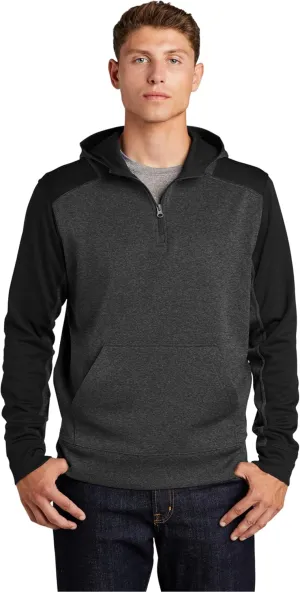 SPORT-TEK Men's Colorblock Tech Fleece 1/4 Zip