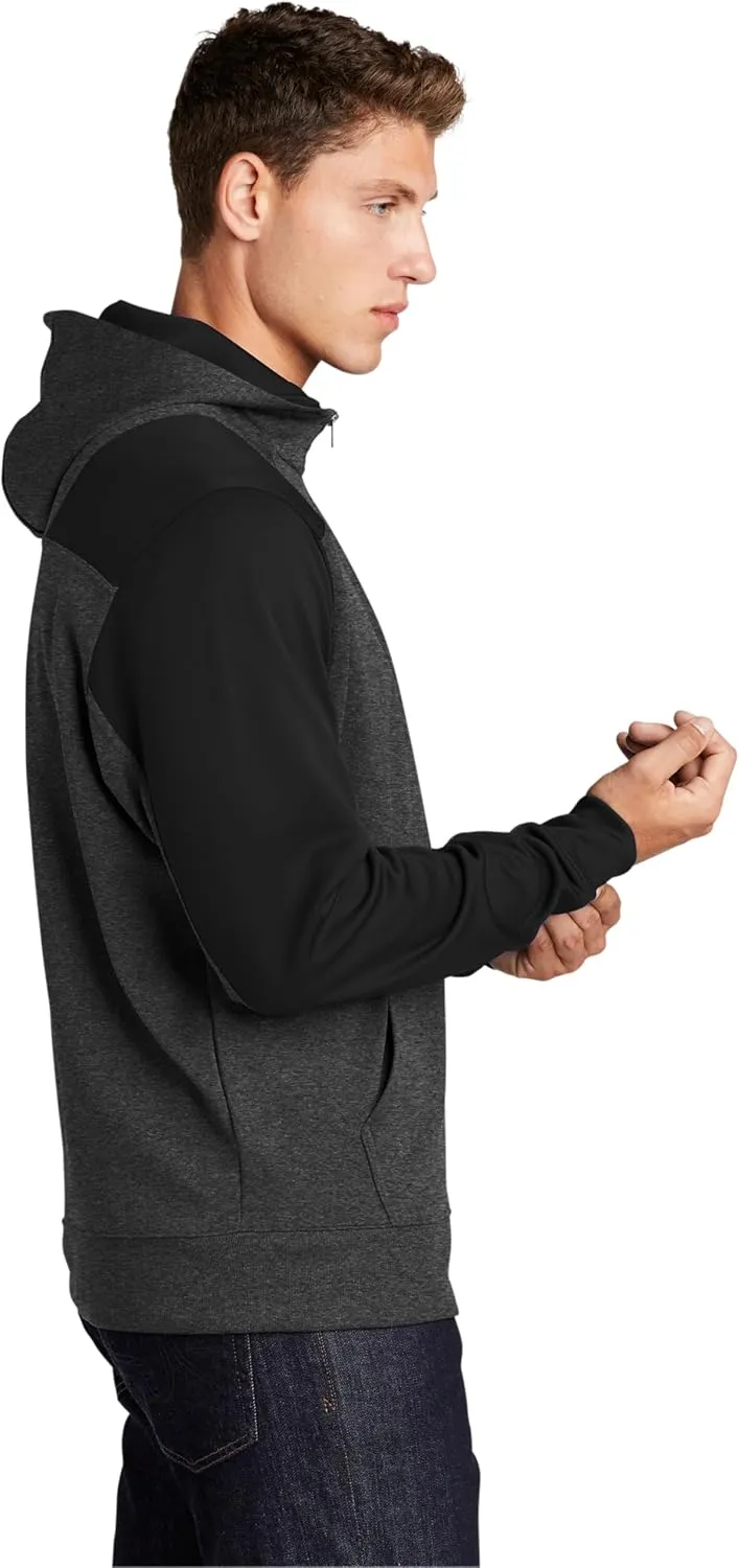 SPORT-TEK Men's Colorblock Tech Fleece 1/4 Zip